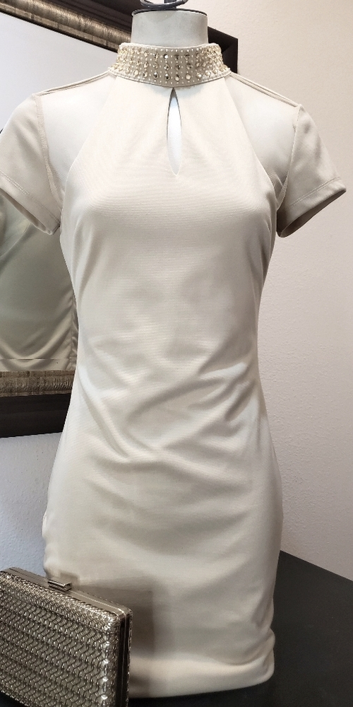Elegant Beige Dress